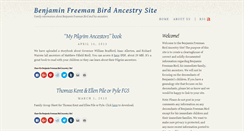 Desktop Screenshot of benjamin-freeman-bird.org