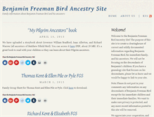 Tablet Screenshot of benjamin-freeman-bird.org